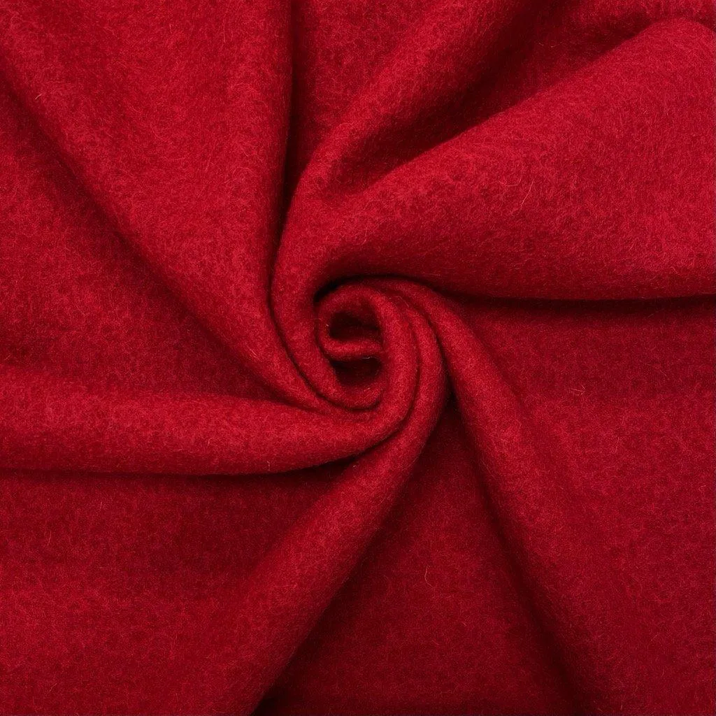 Plain 100% Boiled Wool Fabric - Full 15m Bolt