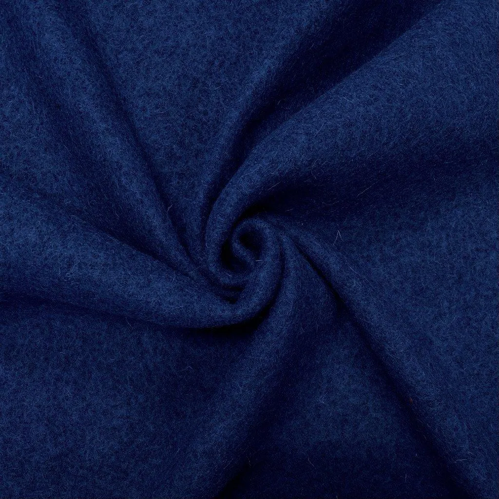 Plain 100% Boiled Wool Fabric