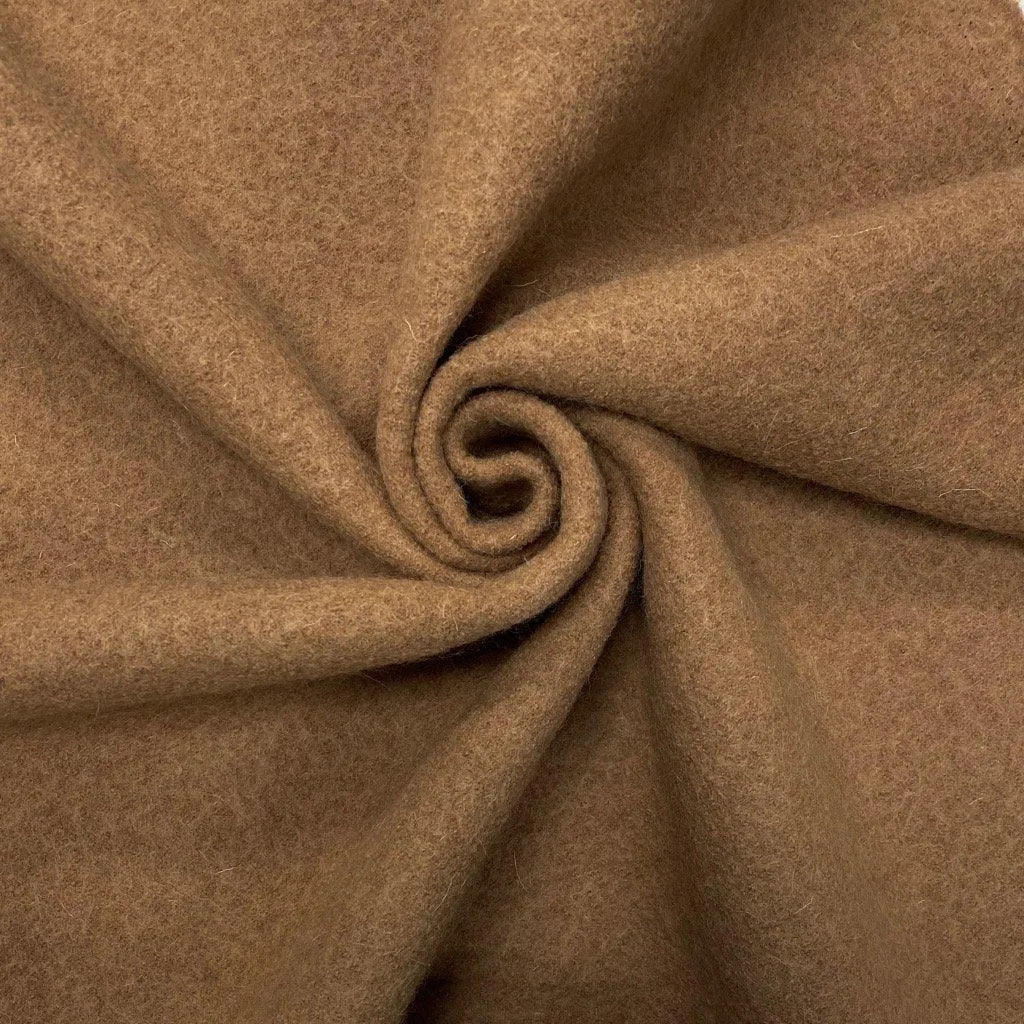 Plain 100% Boiled Wool Fabric