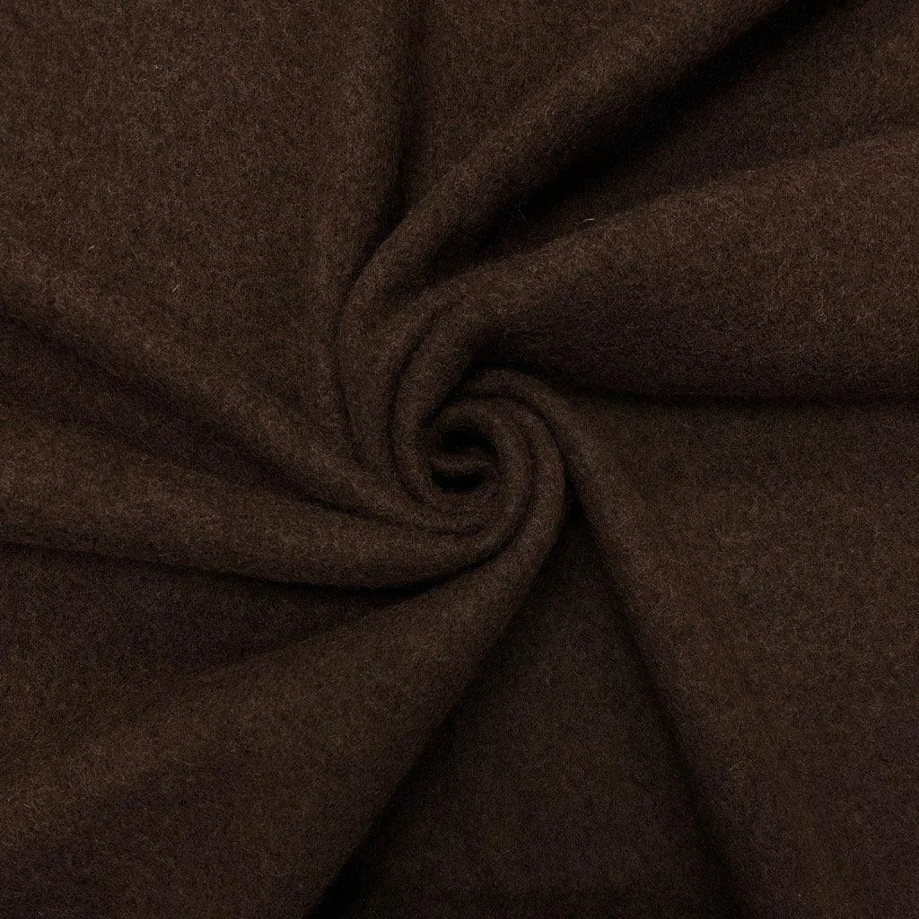 Plain 100% Boiled Wool Fabric