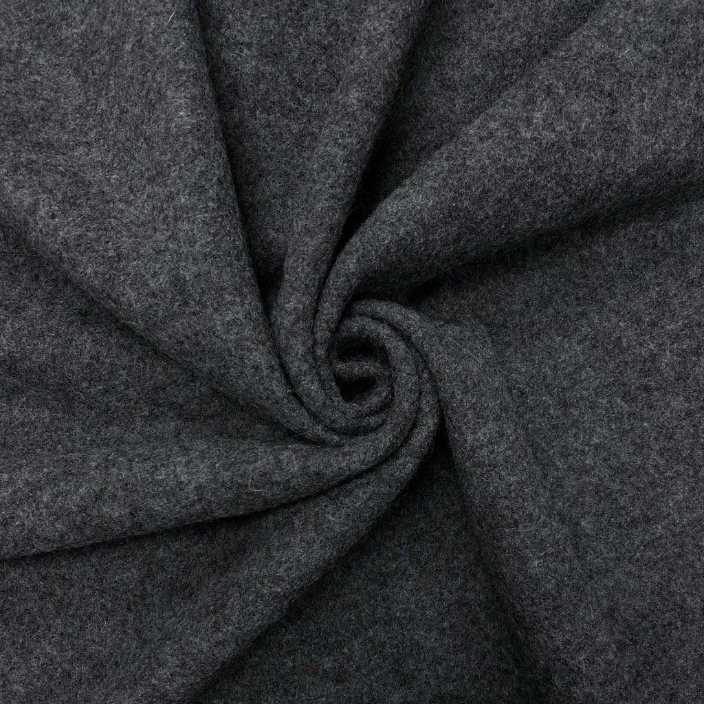 Plain 100% Boiled Wool Fabric