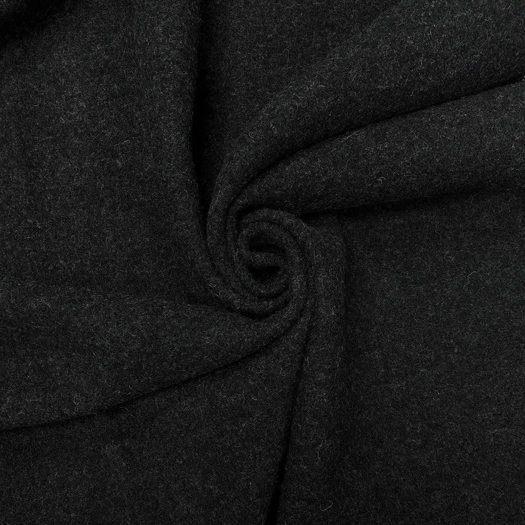 Plain 100% Boiled Wool Fabric