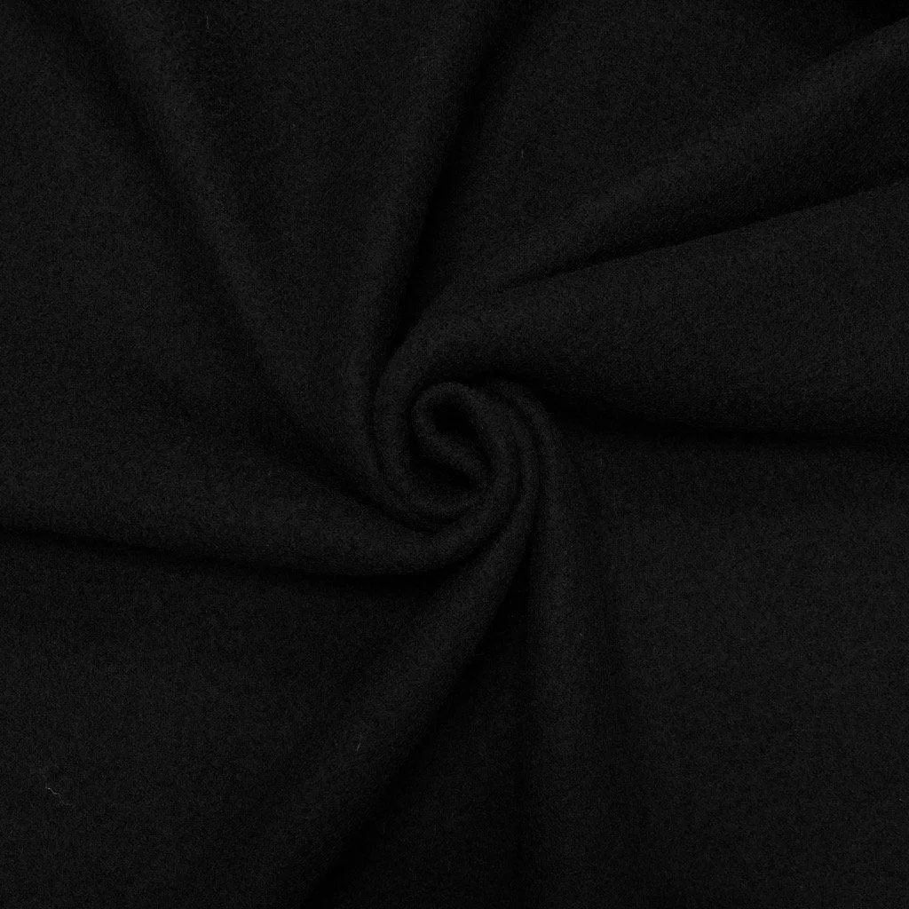 Plain 100% Boiled Wool Fabric