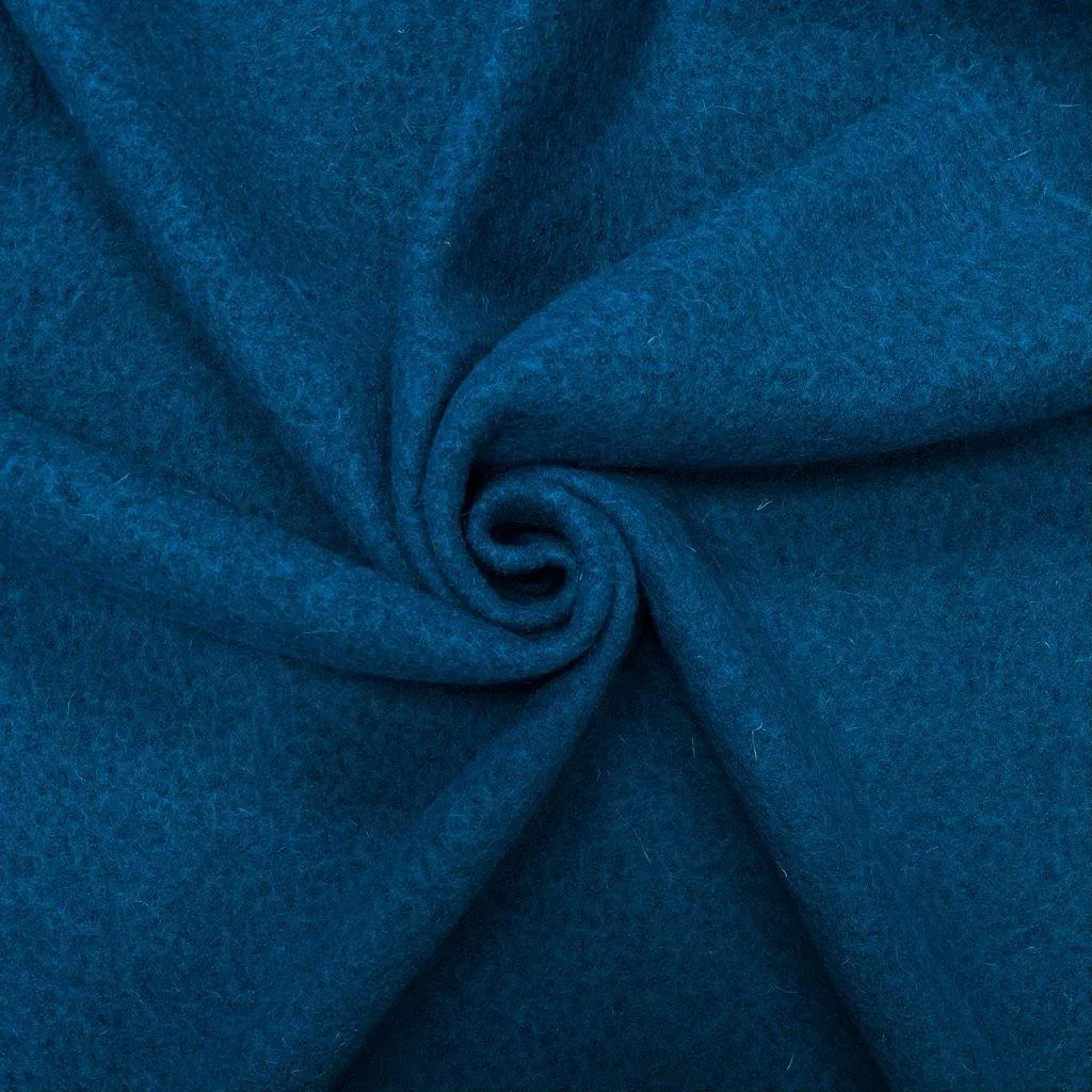 Plain 100% Boiled Wool Fabric