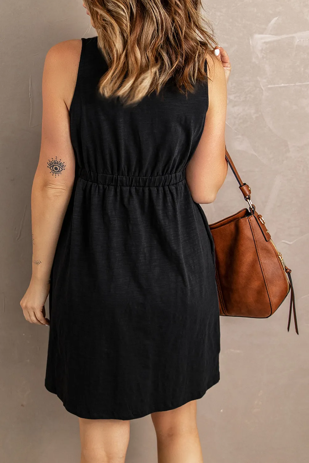 Playful Pursuit Button Down Dress