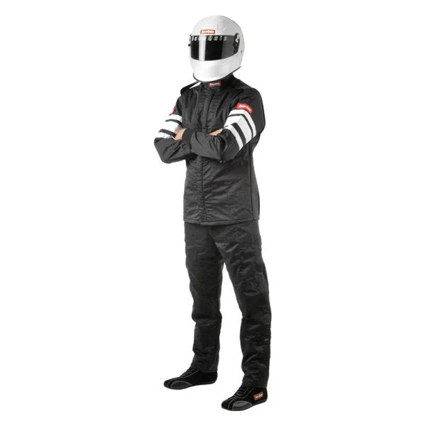 RaceQuip 120 Series Pyrovatex Multi Layer Racing Driver Fire Jacket [SFI 3.2A/5] - Black/Red/Blue