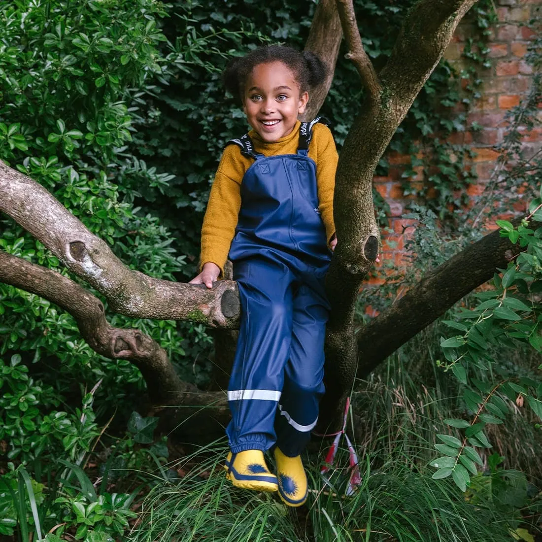 Rainy Day Waterproof Dungarees Navy