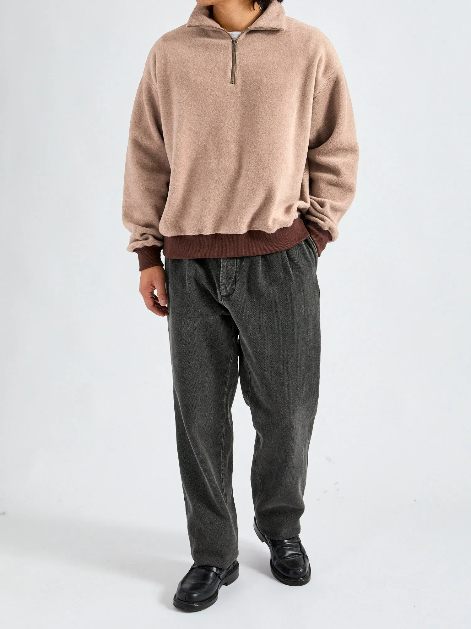 Recycled Polyester Pullover in Grage