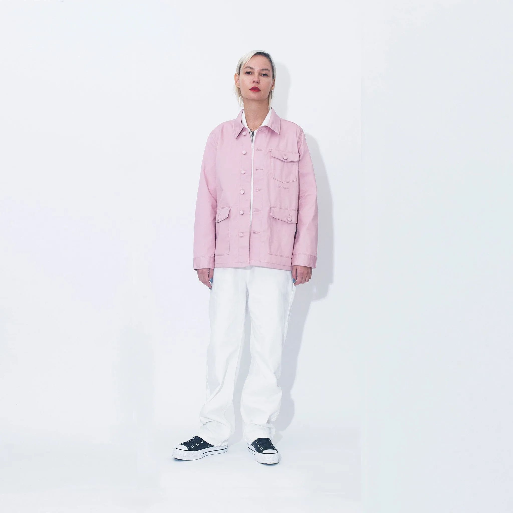 Relaxed Work Jacket Dusty Pink