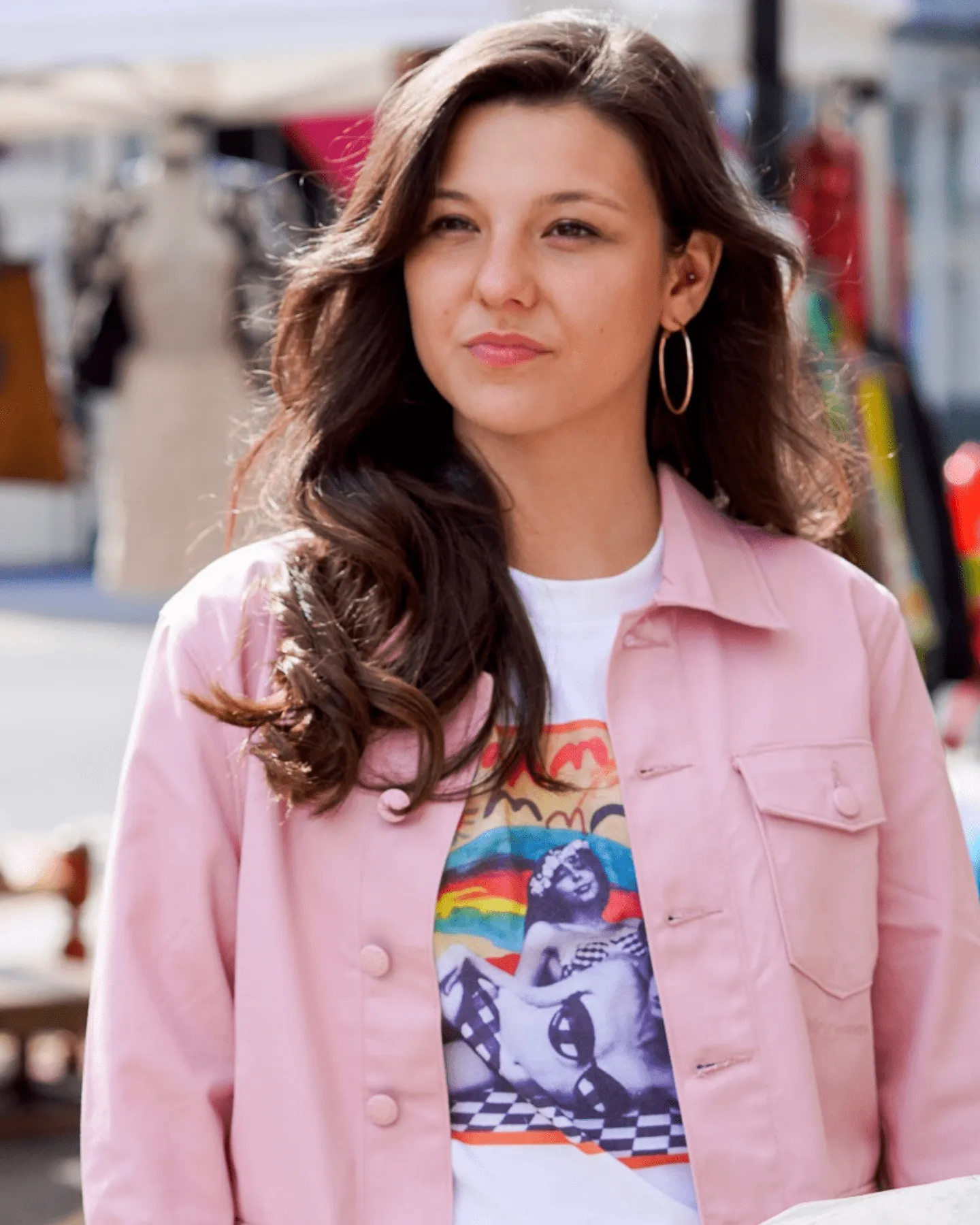 Relaxed Work Jacket Dusty Pink