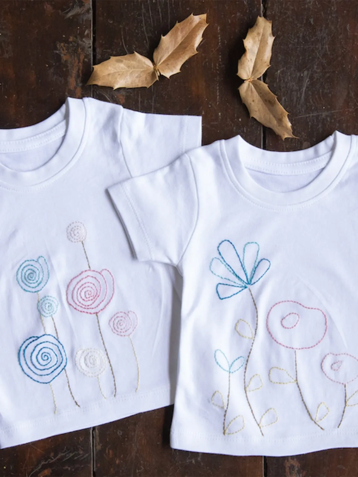 Set of 2 New Born T-shirt, Kashi - White