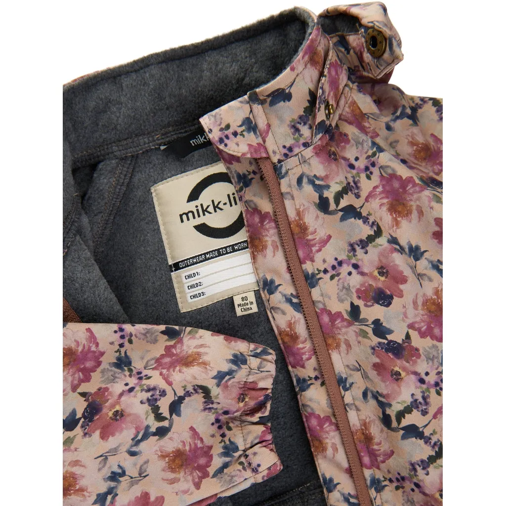 Softshell Jacket w/Print - Nougat