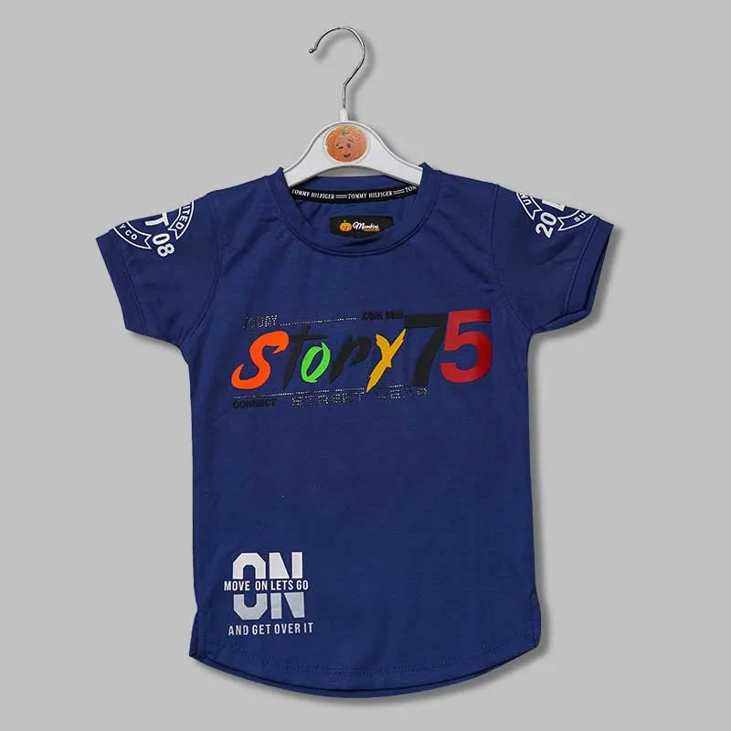 Solid Print T- Shirts for Boys with Soft Fabric