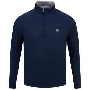 Stealth Performance Quarter Zip Mid Layer Navy - 2025