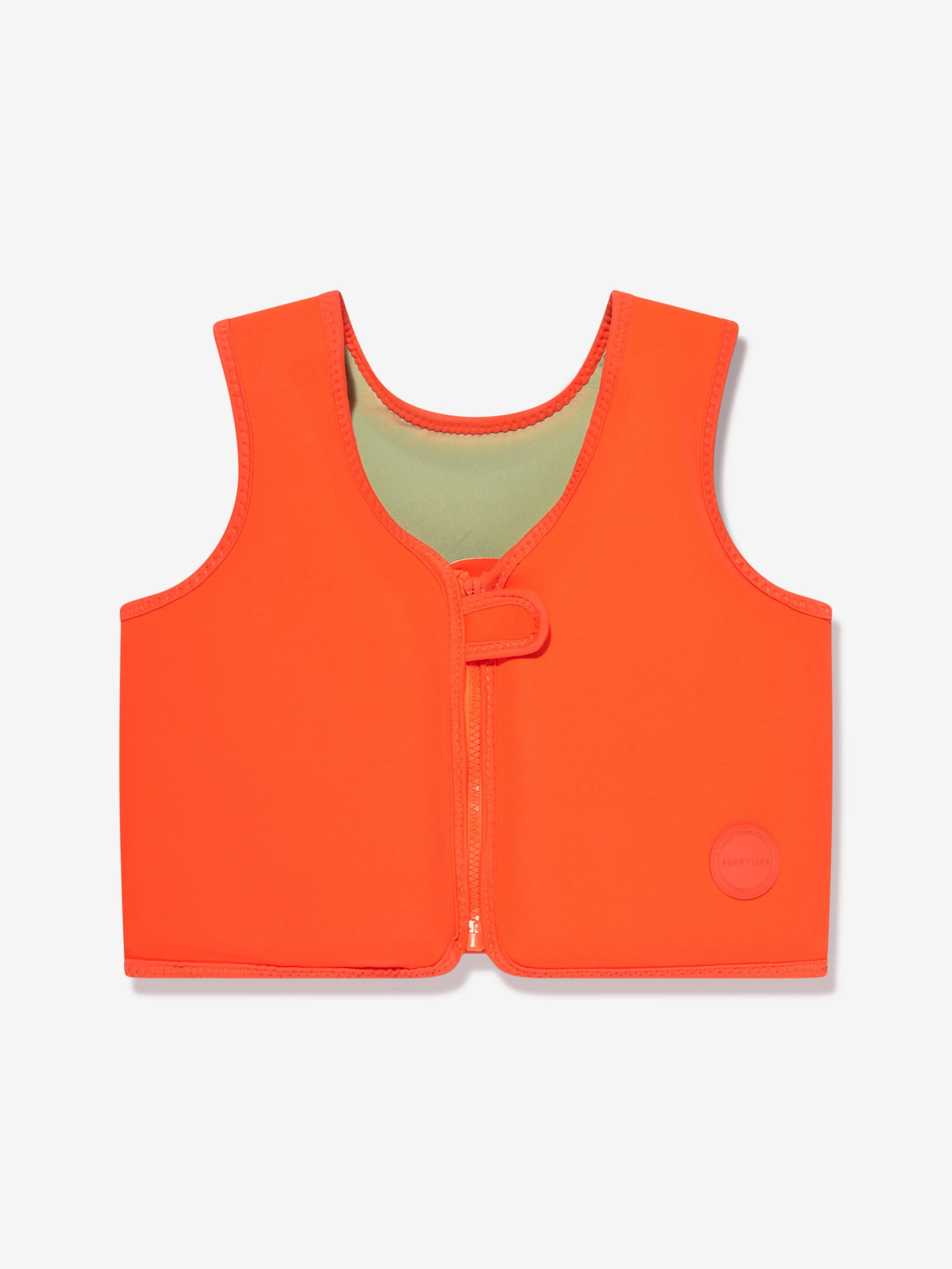 Sunnylife Kids Sonny The Sea Creature Swim Vest in Orange