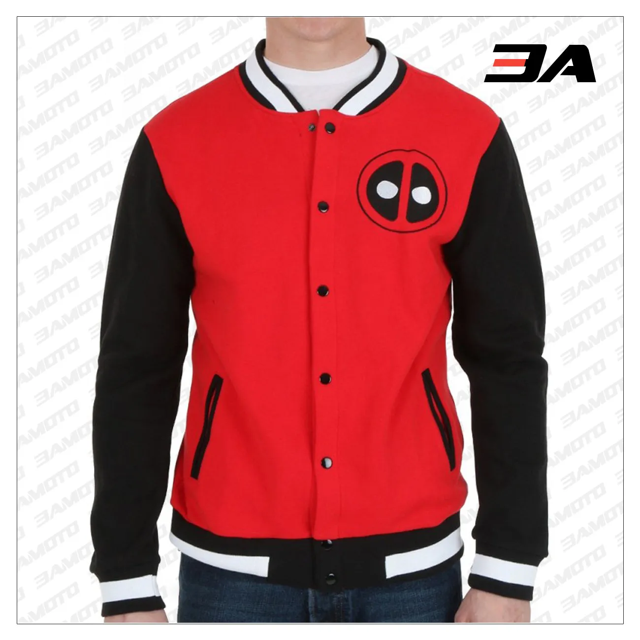 Team Deadpool Varsity Jacket For Sale