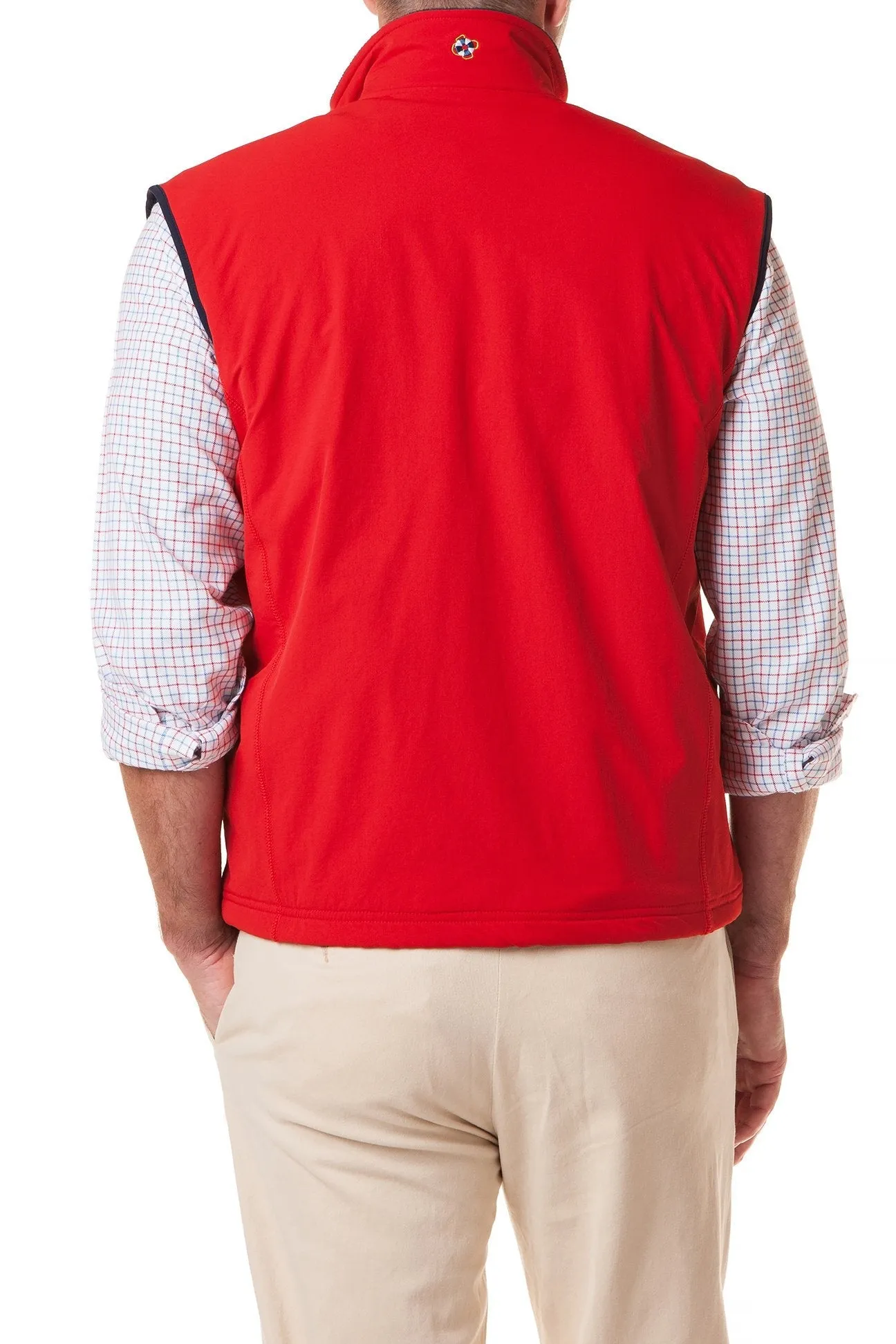 Tidal Wind Vest Cardinal Red