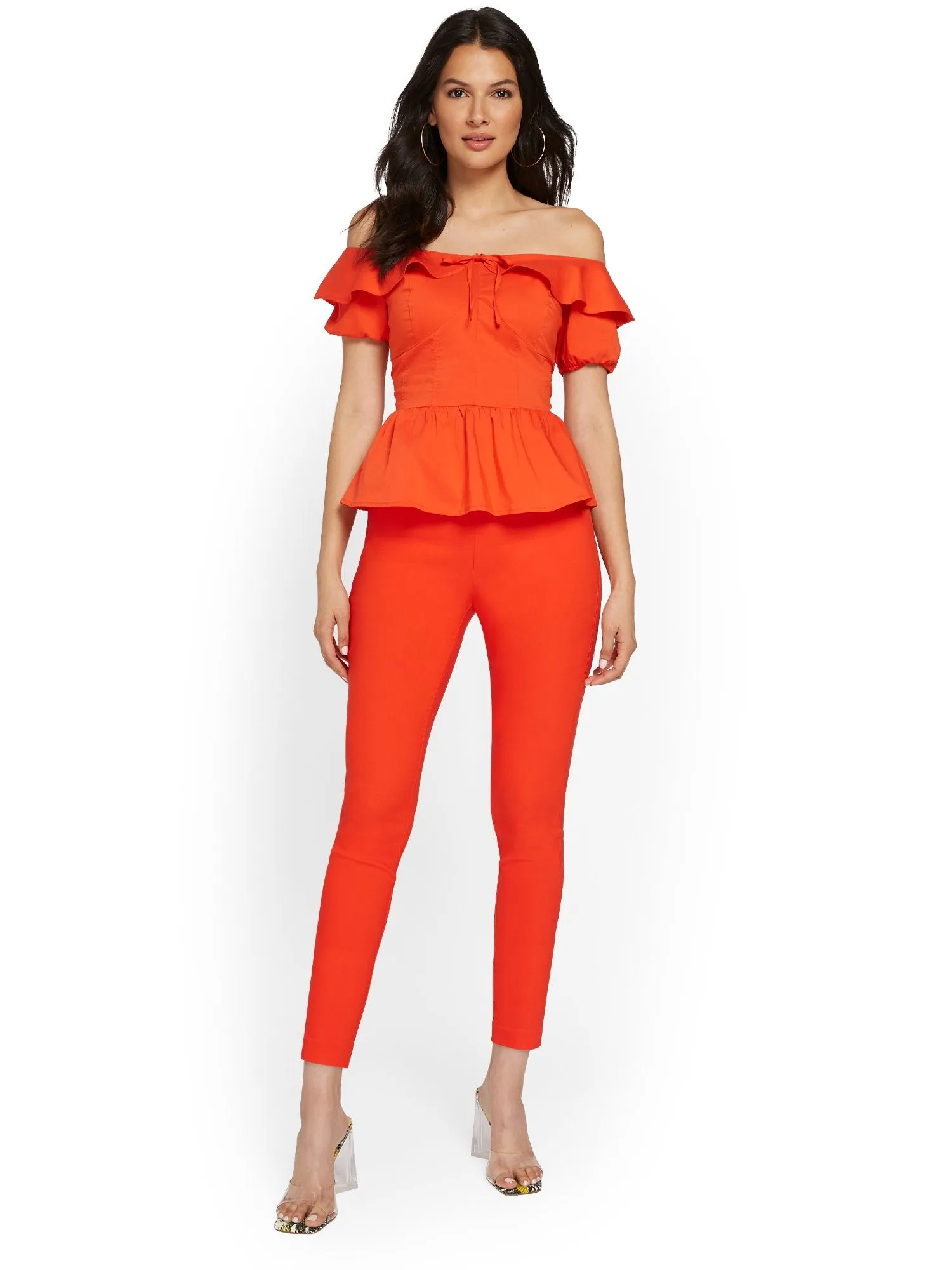 Whitney High Rise Ankle Length Pants