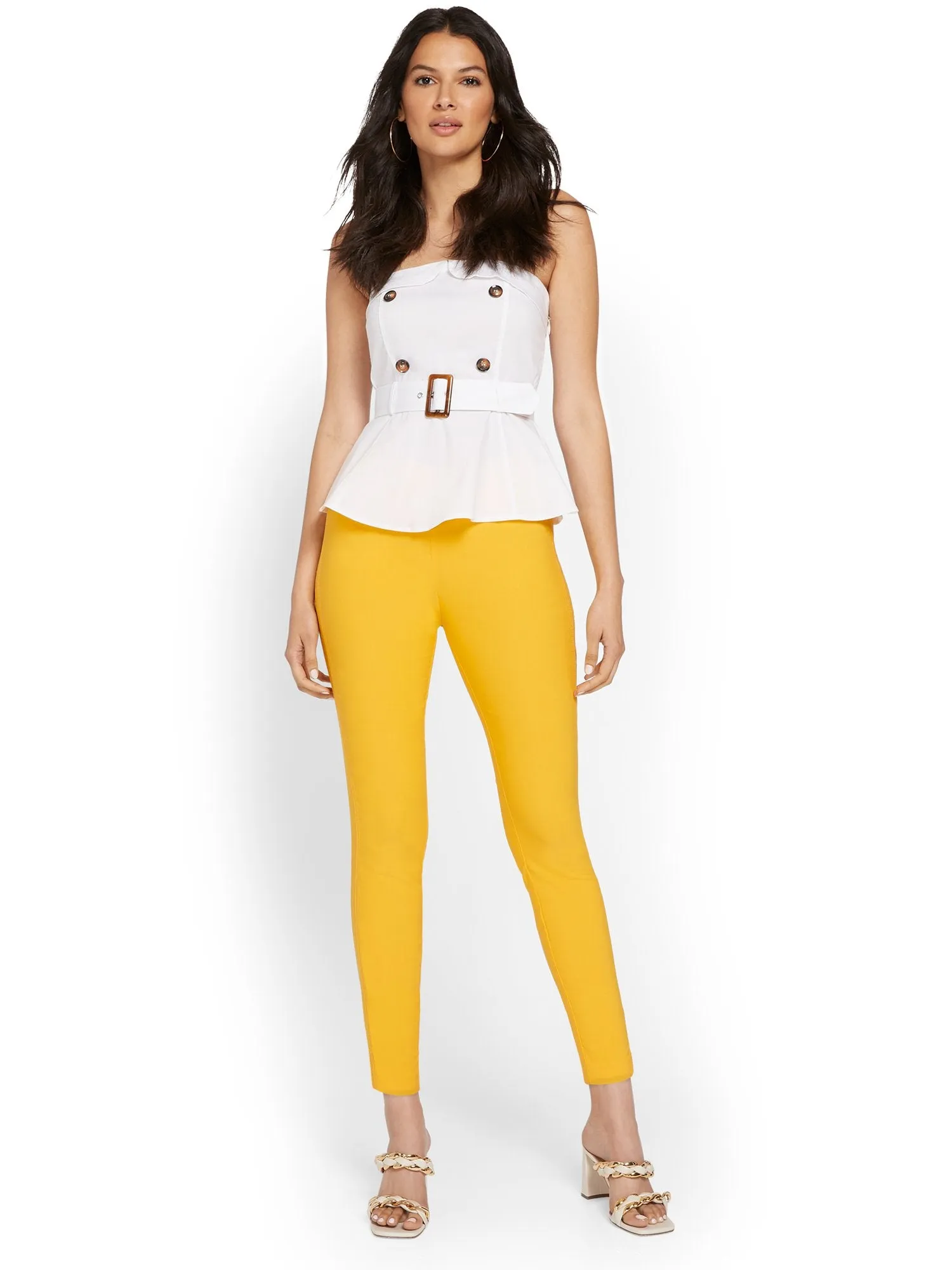 Whitney High Rise Ankle Length Pants