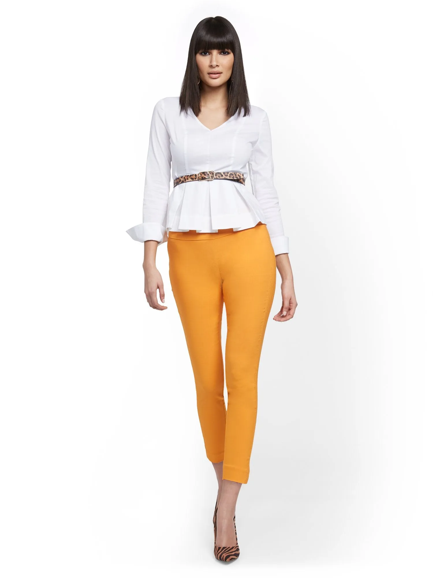 Whitney High Rise Ankle Length Pants