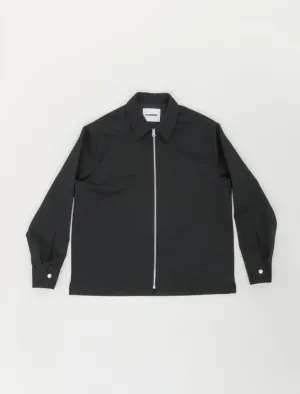 WOOL ZIP OVERSHIRT