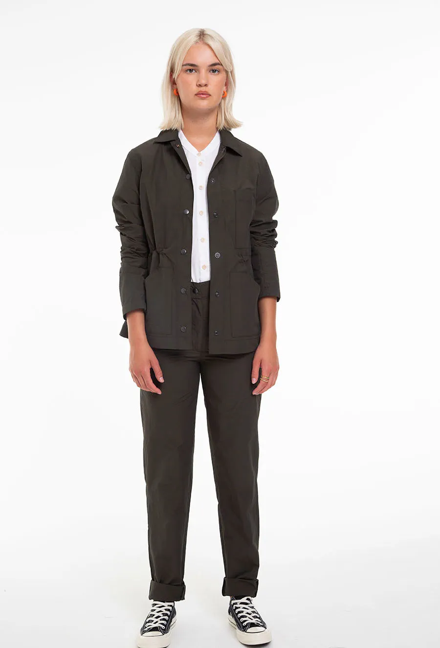 Workwear Jacket with Square Pocket